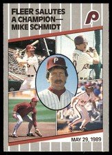 Mike Schmidt 1989 Fleer Update #U-131 Philadelphia Phillies FREE SHIPPING