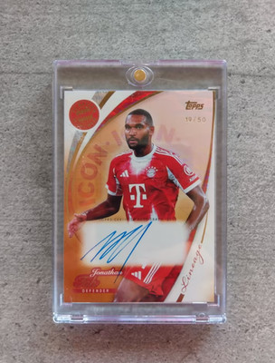 Jonathan Tah On Card Auto /50 Topps FC Bayern München Lineage 2026