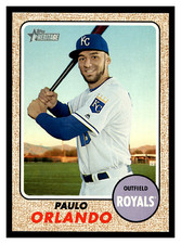 2017 Topps Heritage  #276 Paulo Orlando
