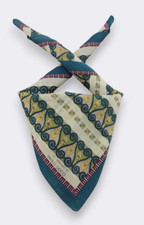 Vintage Paolo Gucci Handkerchief Neckerchief Bandana Pocket Square Gift