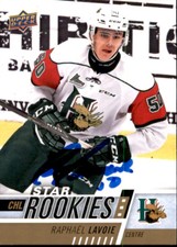 Raphael Lavoie Signed Auto 2017-18 Upper Deck CHL Rookie card Halifax Mooseheads. rookie card picture