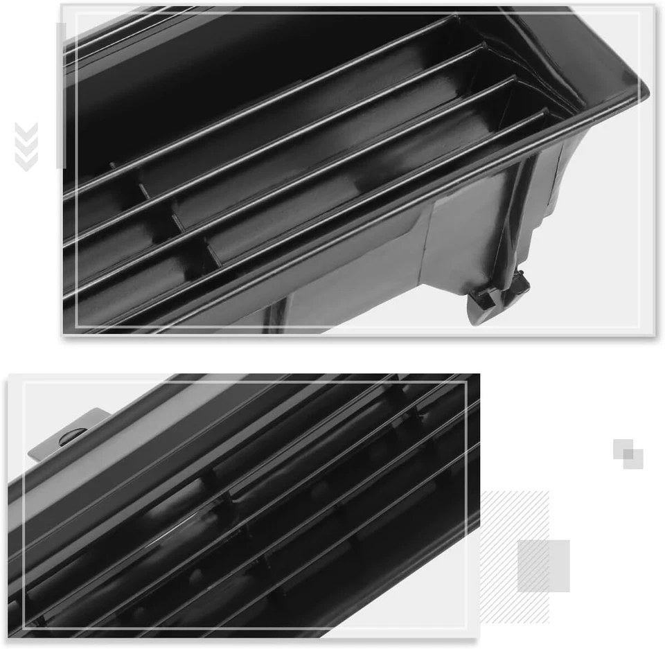 Para 1988-1992 Toyota Corolla grade dianteira OE ripas horizontais cinza escuro - Imagem 4 de 4