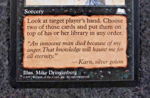 Agonizing Memories Magic the Gathering Weatherlight MTG NM No play.....(DS3D1J9) - Picture 5 of 24