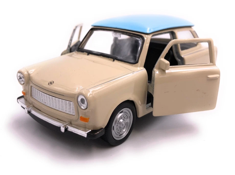 Trabant Trabi Modellauto Auto LIZENZPRODUKT 1:34-1:39 verschiedene Farben - Bild 2 von 4