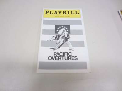 Vintage PACIFIC OVERTURES January 1976 Playbill Magazine Winter Garden Theater