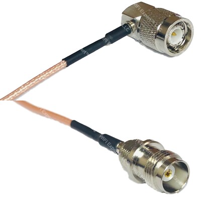 RG316 TNC Male Angle to TNC FEMALE RF Cable Rapid-SHIP LOT