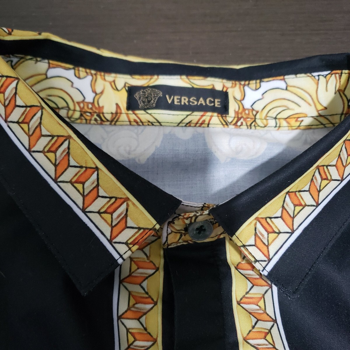 Gianni Versace A85177 Men's/Unisex Medusa Renaissance Cotton Shirt