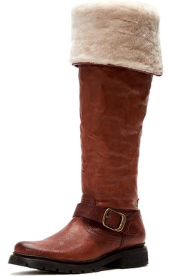 frye tamara shearling over the knee