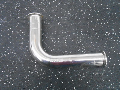 DOCKWEILER 1.4435/TP316L 1.5'' STAINLESS STEEL SANITARY TRI-CLAMP ELBOW