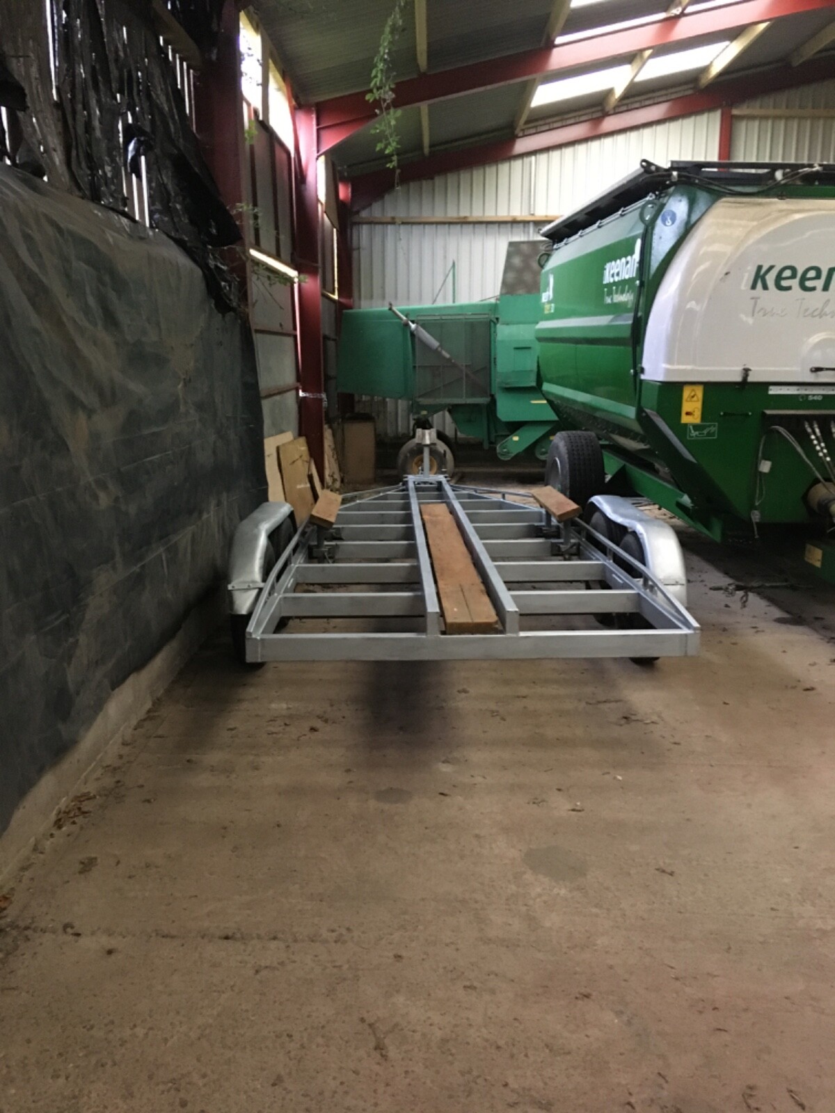 Bespoke fabricated Bilge Keeled Boat trailer eBay
