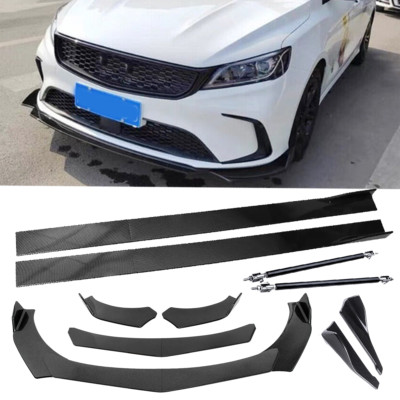 Front Bumper Lip Splitter Spoiler Rear Lip Strut Rod Body For Kia K5 Forte