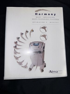 Alma Harmony Multi-Application Multi-Technology Platform Operator's Manual