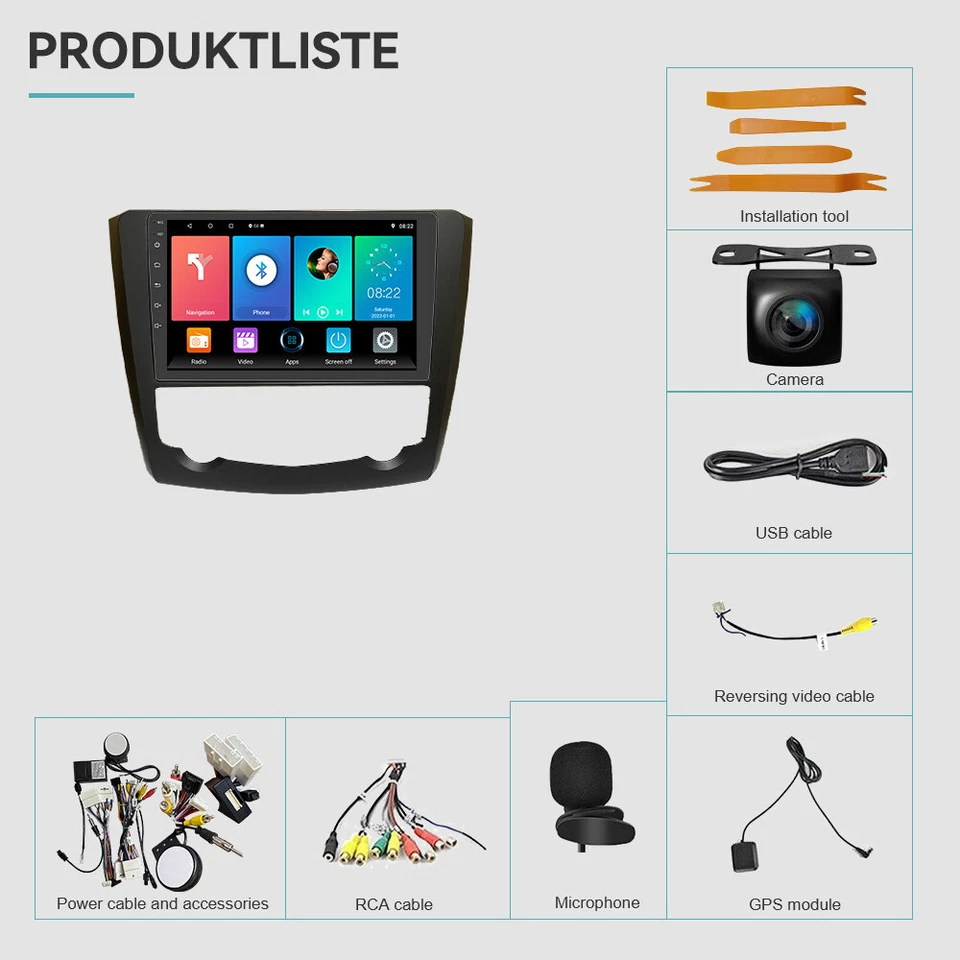 Für Renault Kadjar 2015-2019 Android 13 Autoradio GPS Navi DSP Car Play 2+64GB - Bild 3 von 4