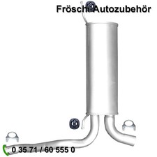 Mittelschalldämpfer für Skoda Octavia III 1,6 TDi NL3 NR3 mit Anbausatz a*