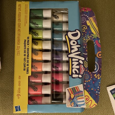 New In Pkg Play-Doh DohVinci 18 Pack Multi Color Drawing Compound Art, Craft Set