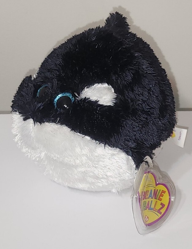 Splash 2012 Ty Beanie Babie Ballz 5in Orca Whale 3up Boys Girls