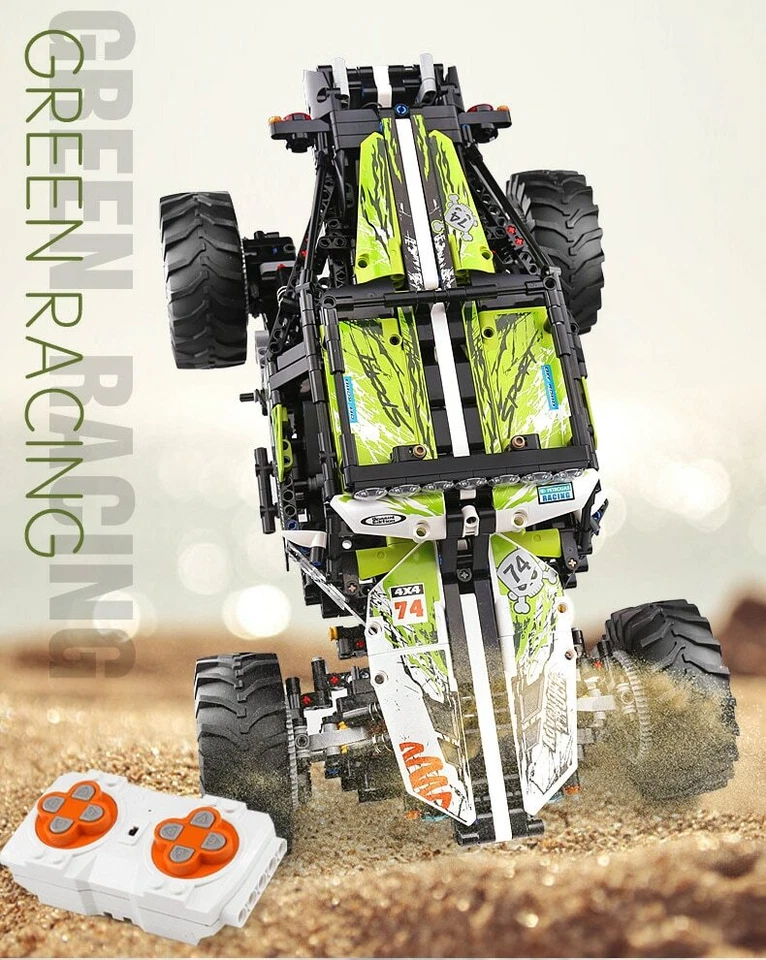 High-Tech Remote Control All Terrain Off-Road Climbing Truck Car Building Blocks - Image 3 of 4