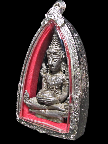 Buddha Phra Rattana Parng Aum Bathr Thai Vintage Amulet - 第 4/9 張圖片