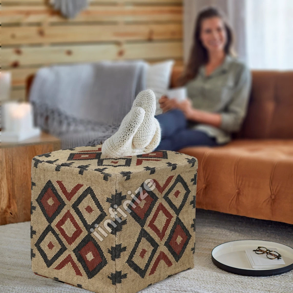 Jute bean bag hot sale