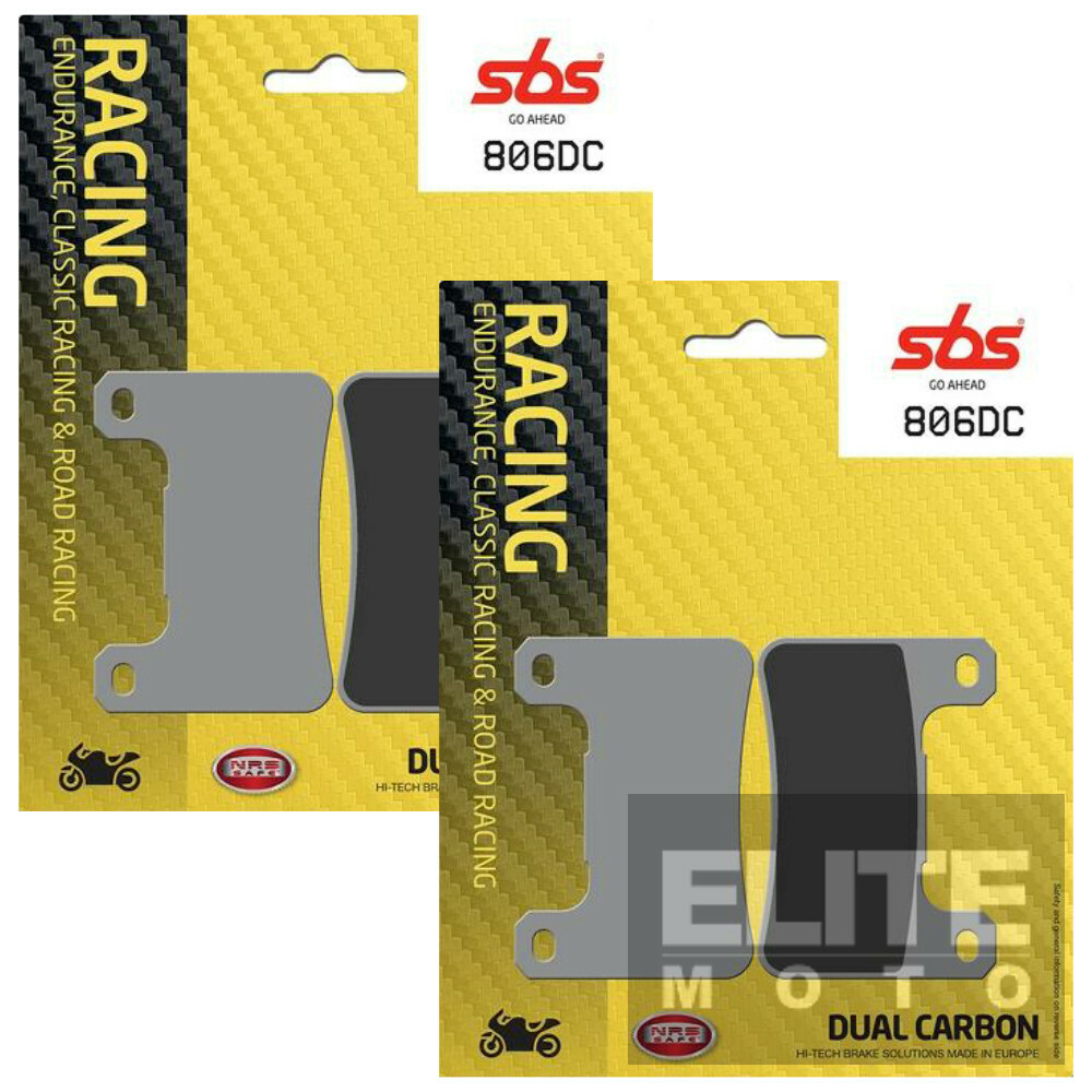 SBS 806DC Front Dual Carbon Race Brake Pads For Kawasaki ZX-10R Ninja 2008-2015 - Image 31