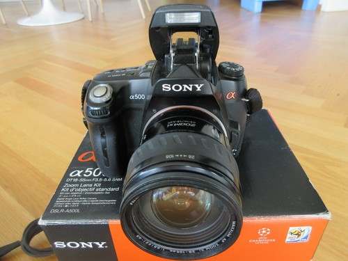 Sony Alpha 500 DSLR-A500 Digitale SLR Kamera in OVP + 2x Objektiv - Bild 13 von 19