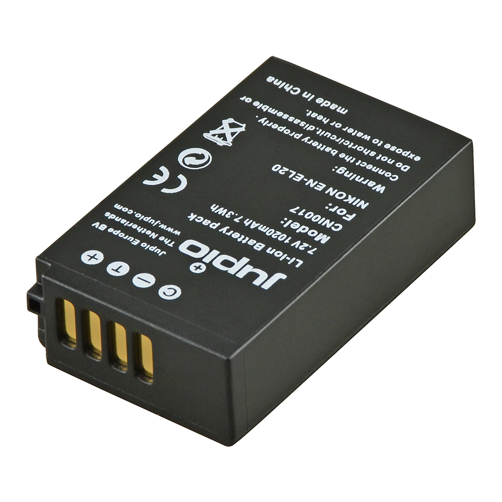 JUPIO CNI0017 BATTERIA COMPATIBILE LITIO EN-EL20 (A) NIKON  J1, J2, J3, V3,P1000