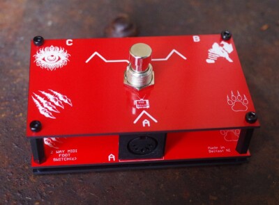 MINDBURNER MIDI Schalter. 2 1 oder 1 2 BIGSWITCH