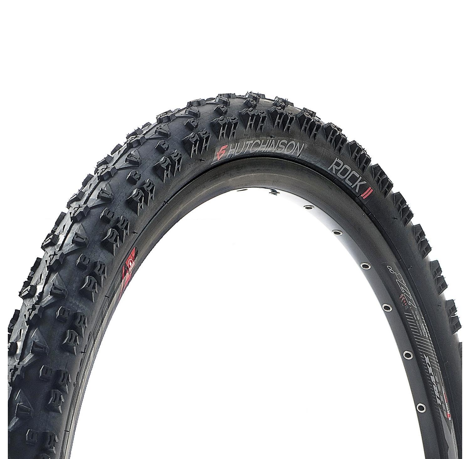 Pneu VTT 26 pouces Hutchinson Rock II noir tringles rigides 50-559