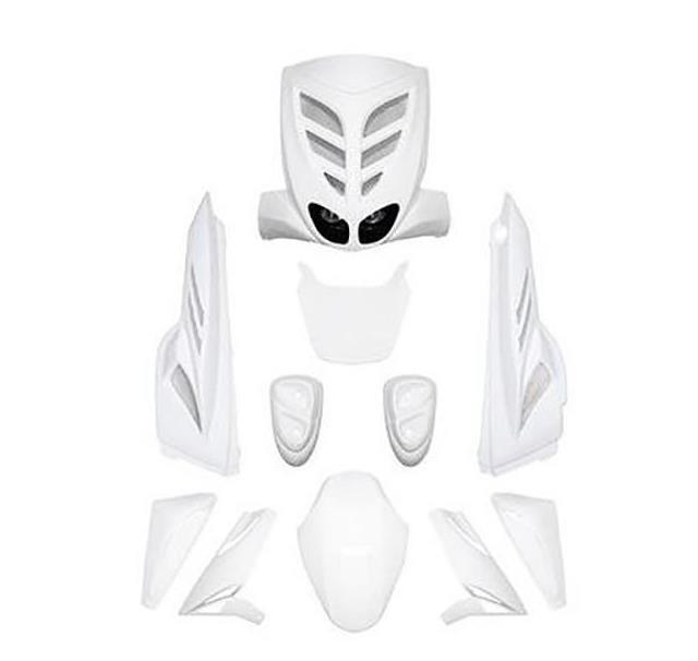 Kit carrosserie BCD blanc 7 pièces pour MBK Stunt 50cc