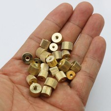 Solid Brass Thumb Nuts - M2/M2.5/M3/M4, Knurled Metric Nuts, 4 Sizes Available