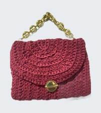 Bag Crotched Shoulder Purse Handbag Handmade Women's Original Crocheted Pretty C