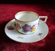 Mokkatasse, Mocca, PM, sächsische Porzellan Manufaktur, Dresden, Porzellan, alt