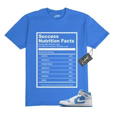 1 Mid Legend Blue White T Shirt to Match SUCC