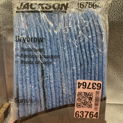 #ad Jackson Safety 16750 Drybrow Sweatband Blue $32.00