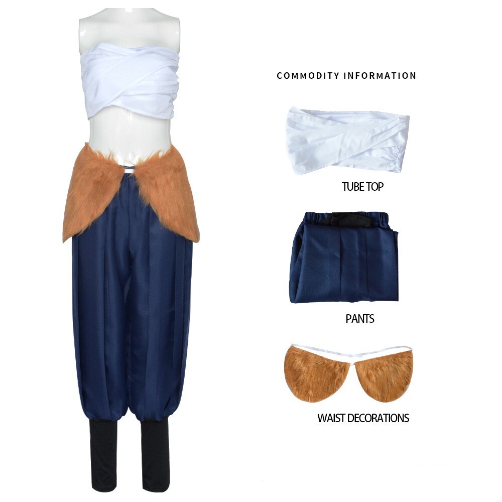 Hashibira Inosuke Disfraz Cosplay Mujer Conjunto Pantalones