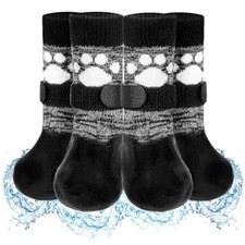 Anti Slip Dog Boots  Shoes for Hot/Cold Pavement to Prevent Licking Waterpro...