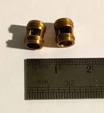 Ship Model Fittings Parts Billing 2 Brass 8mm x 6mm Nav Navigation Side Lights