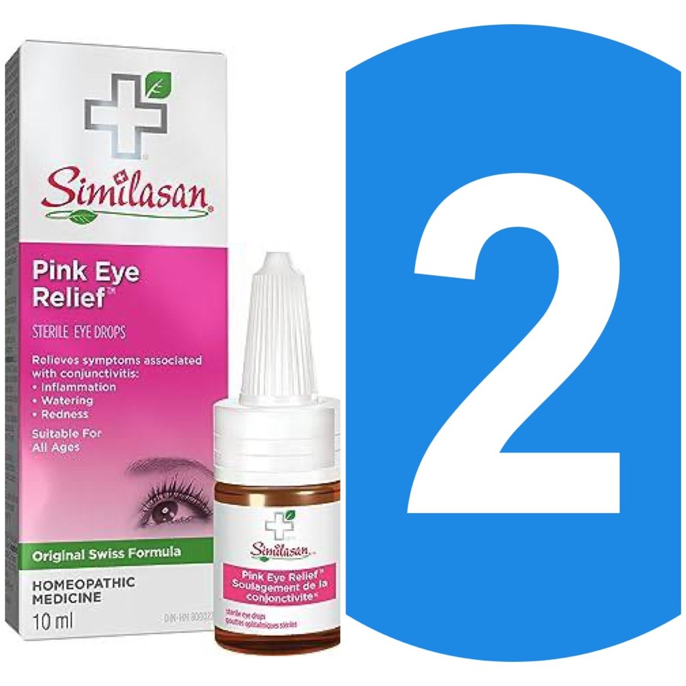2 X Similasan Pink Eye Relief 10ml  Canada