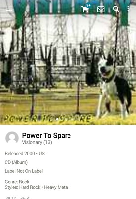 Visionary ~ Power to Spare Self-Released CD 2000 Hi-Tech AOR Melodic Hard Rock