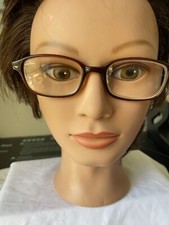 Vintage Romco Eyeglass Frames Bifocals 4 1/2-5 3/4" Brown frame Only