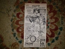 Bill Dickey Bill McKechnie Al Schacht 1946 Spalding Advertisement Sketch