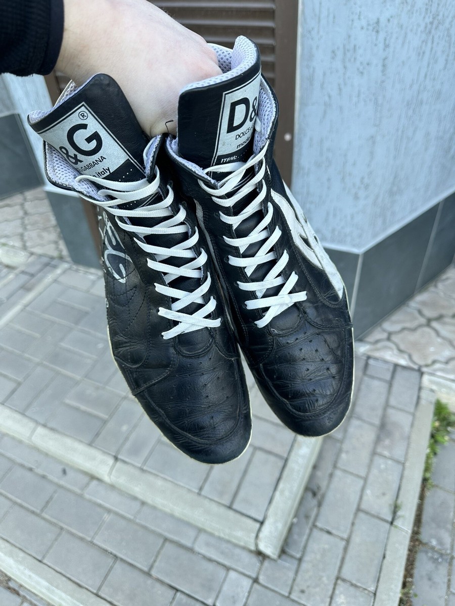 ArchiveDolce & Gabbana Mens Boxing Trainer Sneakers Shoes Vintage 