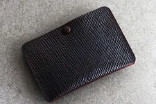 Atelier Du Cuir  Simplet "SNAP"  card case/holder M.C.  shell cordovan
