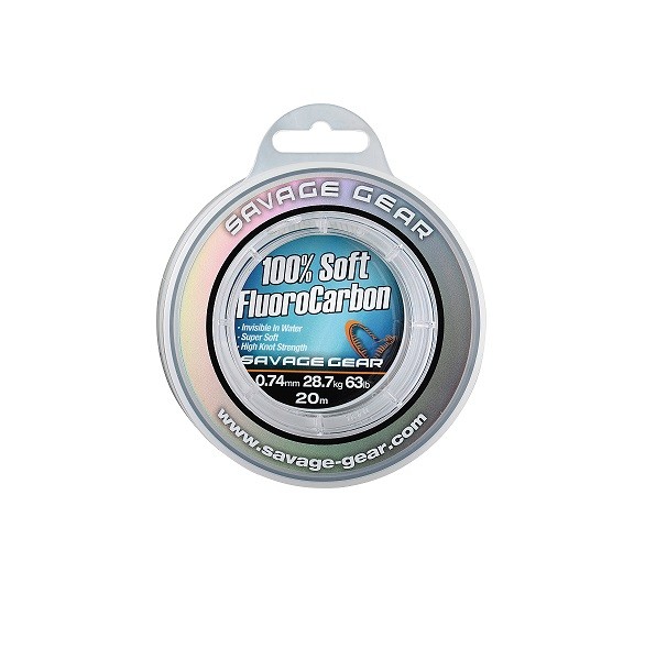 Savage Gear Soft Fluoro Carbon Schnur 017mm 50m 210kg 46lb 3590₽