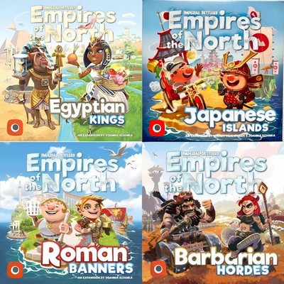 Portal Games Imperial Settlers Empires of The North Board Game Bundle: Egypti...