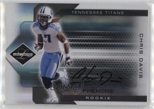 2007 Leaf Limited Phenoms Spotlight Silver 48/49 Chris Davis #309 Auto 4g8