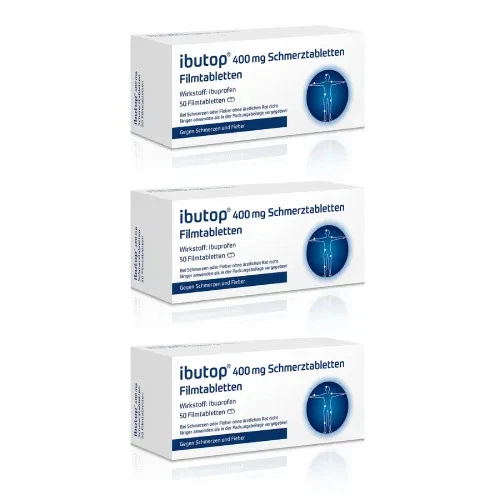 AXICORP PHARMA GMBH Ibutop 400 mg Schmerztabletten Filmtabletten (3x50 St) 3 St
