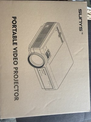 SUNYS Mini Projector with WiFi and Bluetooth, 12000L Native 1080P HD Projector