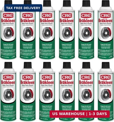 CRC (05084-12PK) Brakleen Non-Chlorinated Brake Parts Cleaner - 14 oz., (Pack of