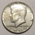 1966 P Kennedy Half Dollar, 40% Silver, circulated